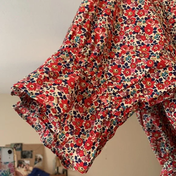 J. Crew Liberty Fabrics Romper with Pockets - Picture 4 of 6